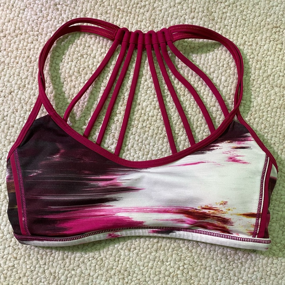 Lululemon multi-colored sports bra